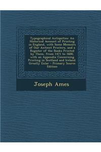 Typographical Antiquities