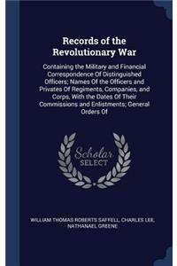 Records of the Revolutionary War