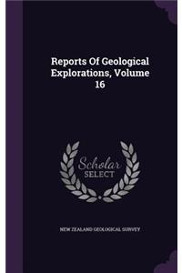 Reports of Geological Explorations, Volume 16