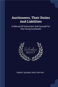 Auctioneers, Their Duties And Liabilities