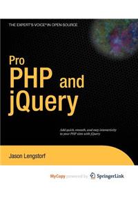 Pro PHP and Jquery