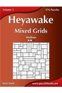 Heyawake Mixed Grids - Medium - Volume 3 - 276 Logic Puzzles
