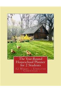 The Year-Round Homeschool Planner for 2 Students