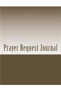 Prayer Request Journal