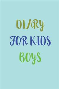 Diary For Kids Boys