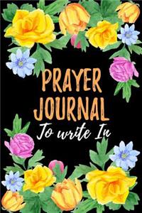 Prayer Journal To Write In