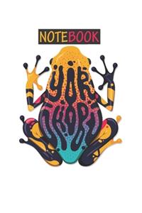 Cute Notebook Frogs Cartoon Cover