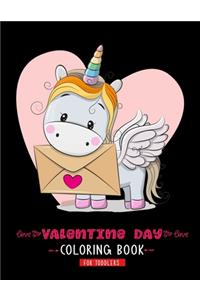 Valentine Day Coloring Book For Toddlers