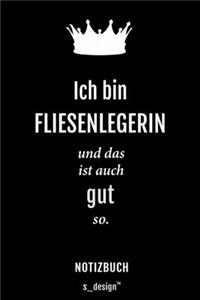 Notizbuch für Fliesenleger / Fliesenlegerin