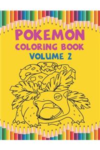 Pokemon Coloring Book Volume 2