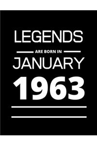 LEGENDS are born in January 1963