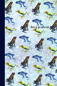 Frog: 6x9 Lined Journal, Notebook To Record Your Thoughts, Blank Lined Diary, 120 pages Soft Cover