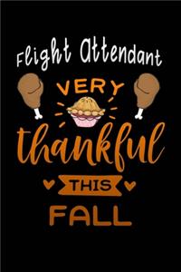 Flight Attendant very thankful this fall