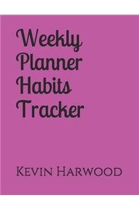 Weekly Planner Habits Tracker