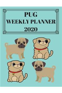Pug Weekly Planner 2020