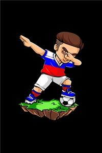 Dabbing Soccer Player - Russia