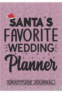 Santa's Favorite Wedding Planner - Gratitude Journal