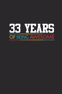 33 Years Of Being Awesome