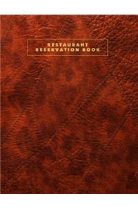 Restaurant Reservation Book