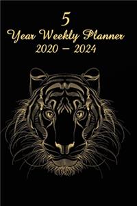 5 Year Weekly Planner 2020 - 2024