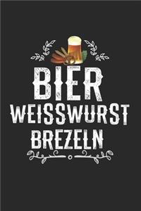 Oktoberfest beer Weisswurst pretzels