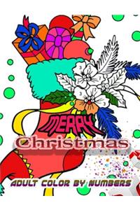 Merry Christmas Adult Color By Numbers