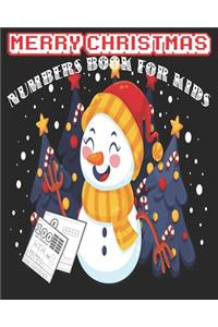 merry christmas numbers book for kids