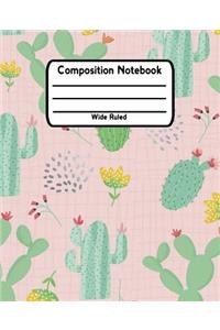 Composition Notebook Wide Ruled