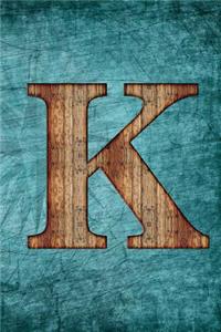 Monogrammed Notebook - K