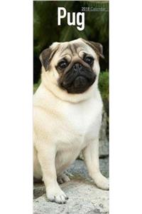 Pug Slim Calendar 2018