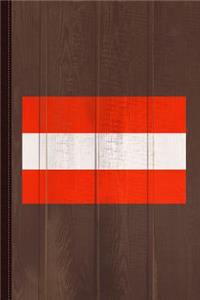 Austria Flag Journal Notebook