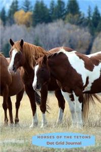 Horses of the Tetons Dot Grid Journal