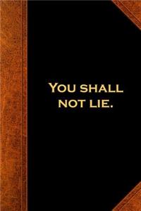 2019 Weekly Planner Religious Modern Wording 8th Commandment Vintage Style