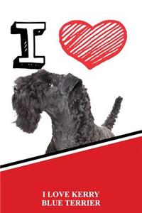 I Love Kerry Blue Terriers