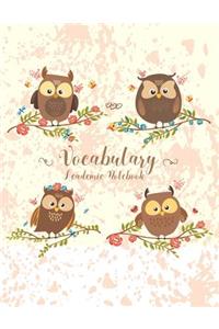 Vocabulary Academic Notebook