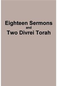 Eighteen Sermons and Two Divrei Torah