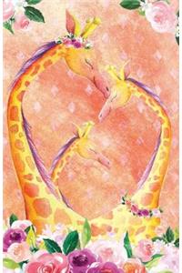 Bullet Journal for Animal Lovers Giraffes in Flowers
