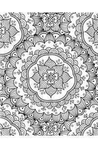 Bullet Journal Notebook Flower Mandala Pattern 2