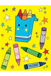 Cute Crayons Sketchbook