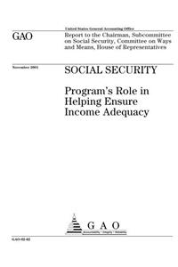 Social Security: Programs Role in Helping Ensure Income Adequacy