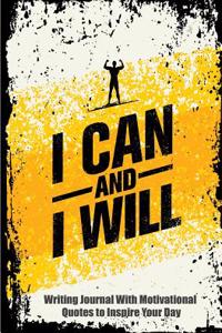 Writing Journal with Motivational Quotes