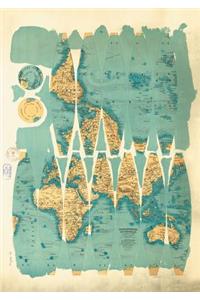 Carnet Ligné Globe Astronomique, Jourdan, 1890