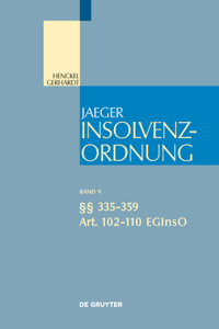 §§ 335-359; Art. 102-110 Eginso