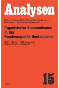 Organisierter Kommunismus in Der Bundesrepublik Deutschland