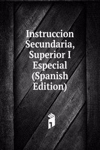 Instruccion Secundaria, Superior I Especial (Spanish Edition)