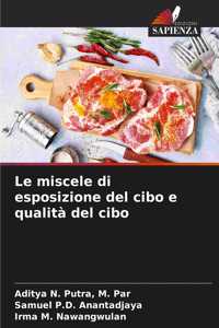 miscele di esposizione del cibo e qualità del cibo