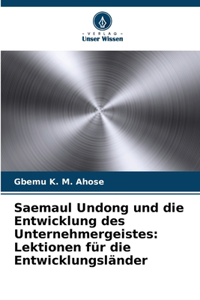 Saemaul Undong und die Entwicklung des Unternehmergeistes