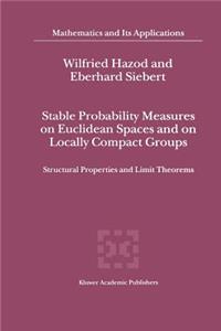 Stable Probability Measures on Euclidean Spaces and on Locally Compact Groups