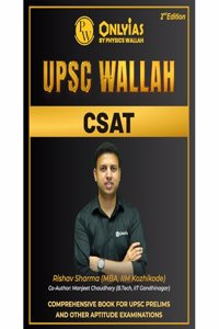 PWONLYIAS UPSC WALLAH CSAT By Rishav Sharma & Manjeet Chaudhary For Civil Services Exam (Paperback, PW)