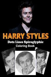 HARRY STYLES Dots Lines Spiroglyphic Coloring Book